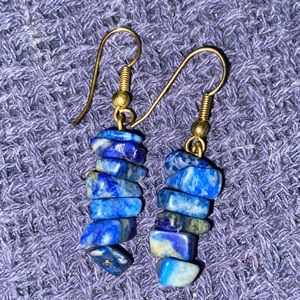 Beach glass earrings